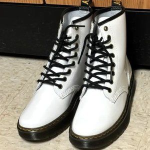 White Hightop Dr. Martens